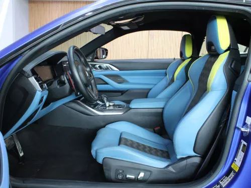BMW M4 Competition 2022 Model Year V6 Petrol Blue Color Exterior