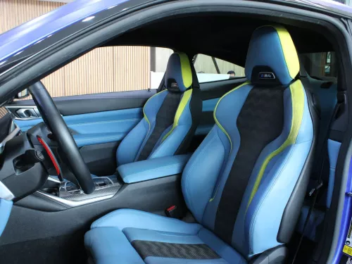 BMW M4 Competition 2022 Model Year V6 Petrol Blue Color Exterior