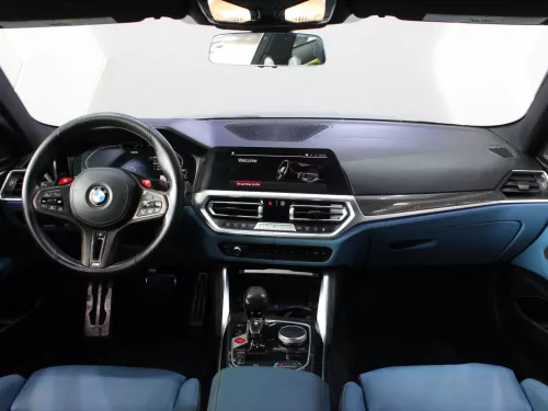 BMW M4 Competition 2022 Model Year V6 Petrol Blue Color Exterior