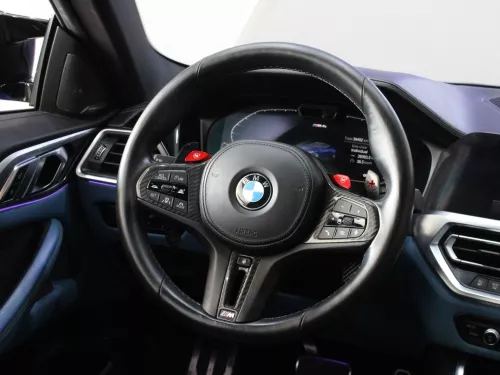 BMW M4 Competition 2022 Model Year V6 Petrol Blue Color Exterior