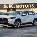 Toyota Corolla Cross Elite 2.0L Hybrid 2025 Model Year White Color Exterior - Thumbnail 2