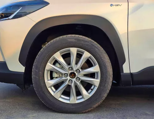 Toyota Corolla Cross Elite 2.0L Hybrid 2025 Model Year White Color Exterior
