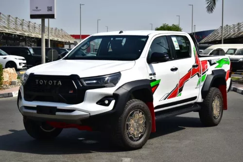 TOYOTA HILUX DOUBLE CAB PICKUP 2025 MODEL YEAR GR-S RALLY EDITION WHITE COLOR