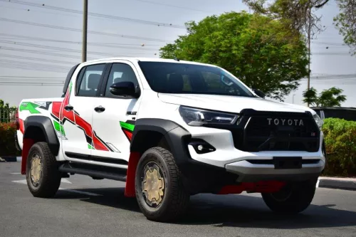 TOYOTA HILUX DOUBLE CAB PICKUP 2025 MODEL YEAR GR-S RALLY EDITION WHITE COLOR