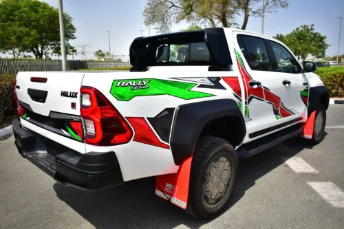 TOYOTA HILUX DOUBLE CAB PICKUP 2025 MODEL YEAR GR-S RALLY EDITION WHITE COLOR
