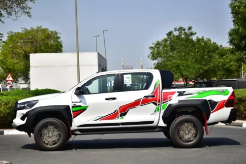 TOYOTA HILUX DOUBLE CAB PICKUP 2025 MODEL YEAR GR-S RALLY EDITION WHITE COLOR