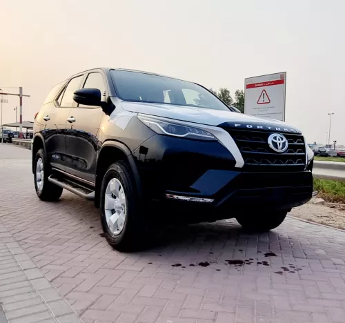 Toyota Fortuner 2026 Model Year 2.4L Diesel black Color Exterior