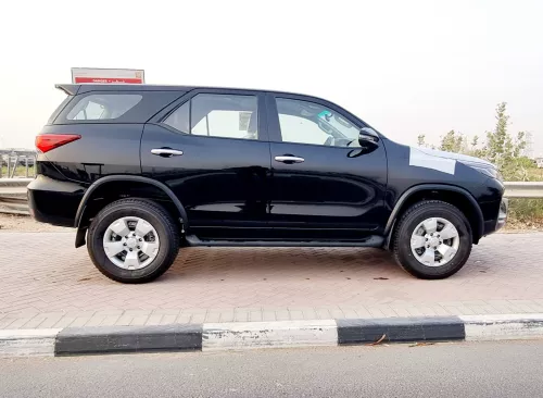 Toyota Fortuner 2026 Model Year 2.4L Diesel black Color Exterior