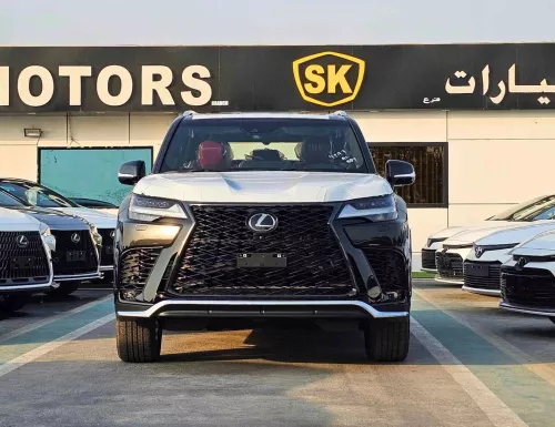 Lexus LX600 F-Sport Full Option 2025 Model Year Black Color Exterior  