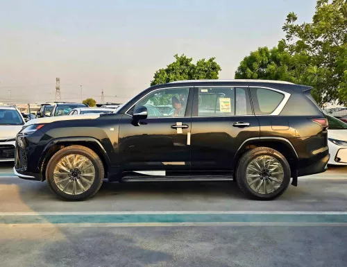 Lexus LX600 F-Sport Full Option 2025 Model Year Black Color Exterior  