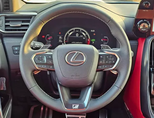 Lexus LX600 F-Sport Full Option 2025 Model Year Black Color Exterior  