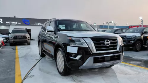Nissan Armada 5.6L Platinum V8 Full Option 2025 Model Year Black Color Exterior