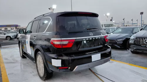 Nissan Armada 5.6L Platinum V8 Full Option 2025 Model Year Black Color Exterior