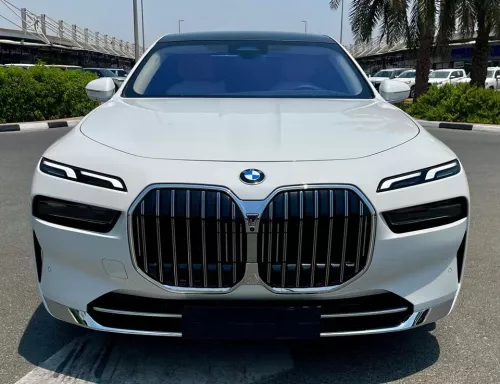 BMW 735i Under Warranty 2026 Model Year White Color Exterior 