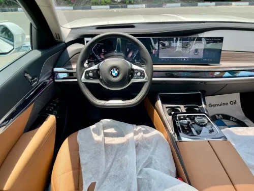 BMW 735i Under Warranty 2026 Model Year White Color Exterior 