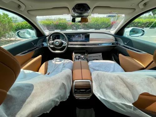 BMW 735i Under Warranty 2026 Model Year White Color Exterior 