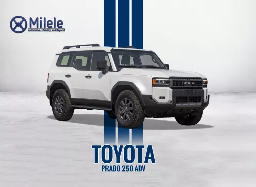 TOYOTA PRADO 250 ADVENTURE 2.8L 2025 MODEL YEAR WHITE COLOR EXTERIOR