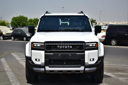 TOYOTA PRADO 2025 MODEL YEAR LUXURY 2.4L PETROL EURO 4 WHITE COLOR EXTERIOR