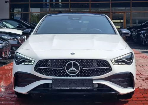 Mercedes-Benz CLA 200 AMG Std 2.0L Petrol 2025 Model Year White Color Exterior 