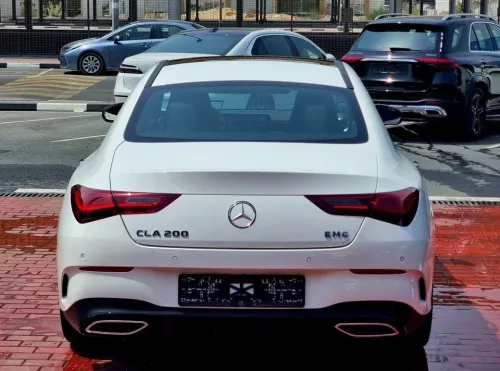 Mercedes-Benz CLA 200 AMG Std 2.0L Petrol 2025 Model Year White Color Exterior 