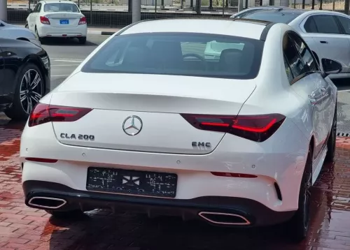 Mercedes-Benz CLA 200 AMG Std 2.0L Petrol 2025 Model Year White Color Exterior 
