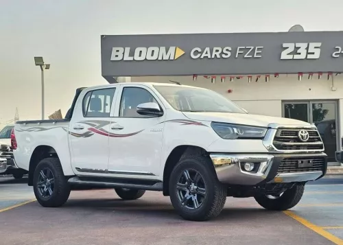 Toyota Hilux GLX 2.4L 4WD Diesel 2025 Model Year White Color Exterior 