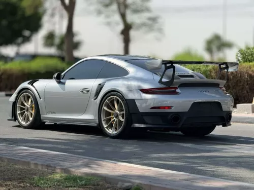 Porsche 911 GT2 RS 3.8L GCC Specs V6 2018 Model Year Silver Color Exterior