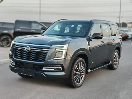 Nissan Patrol Platinum SUV 2025 Model Year Gray Color Exterior Full Option 