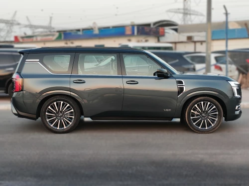 Nissan Patrol Platinum SUV 2025 Model Year Gray Color Exterior Full Option 