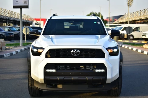 TOYOTA 4RUNNER TRD 2025 MODEL YEAR OFF ROAD PREMIUM HYBRID WHITE COLOR
