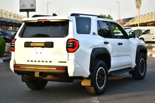 TOYOTA 4RUNNER TRD 2025 MODEL YEAR OFF ROAD PREMIUM HYBRID WHITE COLOR