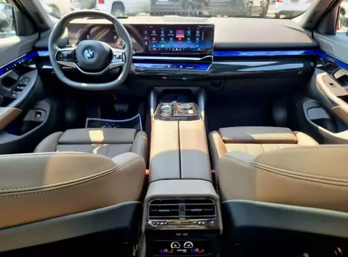 BMW 520i Executive 1.6L Petrol 2024 Model Year Grey Color Exterior 