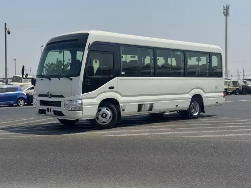 TOYOTA COASTER 2.8L 2025 MODEL YEAR GCC SPECS WHITE COLOR 