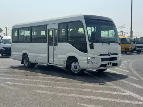 TOYOTA COASTER 2.8L 2025 MODEL YEAR GCC SPECS WHITE COLOR 