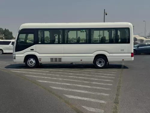 TOYOTA COASTER 2.8L 2025 MODEL YEAR GCC SPECS WHITE COLOR 