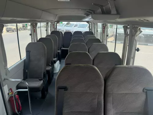 TOYOTA COASTER 2.8L 2025 MODEL YEAR GCC SPECS WHITE COLOR 