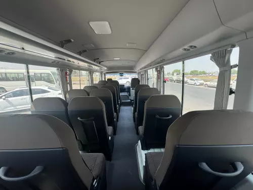 TOYOTA COASTER 2.8L 2025 MODEL YEAR GCC SPECS WHITE COLOR 