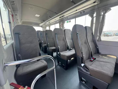 TOYOTA COASTER 2.8L 2025 MODEL YEAR GCC SPECS WHITE COLOR 