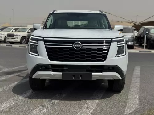 NISSAN PATROL LE T2 GCC SPECS 2025 MODEL YEAR WHITE COLOR EXTERIOR