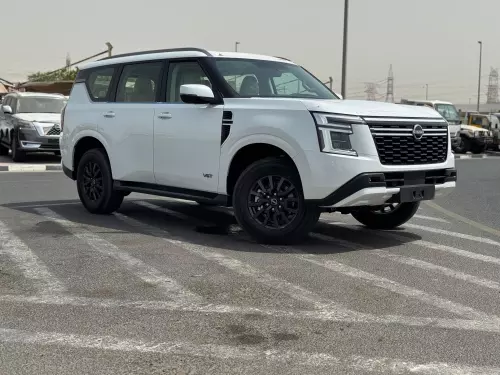 NISSAN PATROL LE T2 GCC SPECS 2025 MODEL YEAR WHITE COLOR EXTERIOR