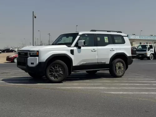 TOYOTA PRADO 2024 MODEL YEAR GCC SPECS 2.8L TURBO WHITE COLOR EXTERIOR