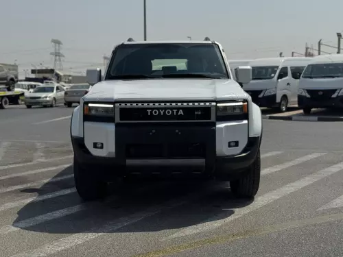 TOYOTA PRADO 2024 MODEL YEAR GCC SPECS 2.8L TURBO WHITE COLOR EXTERIOR