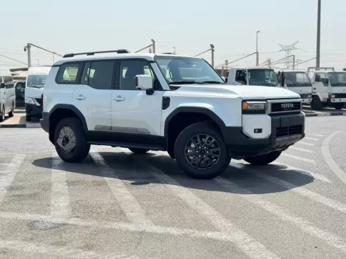 TOYOTA PRADO 2024 MODEL YEAR GCC SPECS 2.8L TURBO WHITE COLOR EXTERIOR
