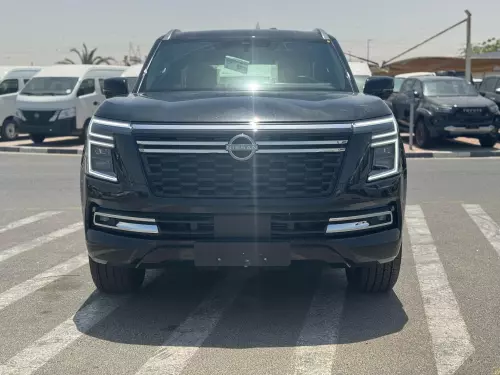 NISSAN PATROL TITANIUM GCC SPECS 3.5L 2025 MODEL YEAR BLACK COLOR