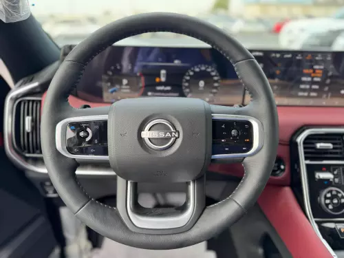 NISSAN PATROL TITANIUM GCC SPECS 3.5L 2025 MODEL YEAR BLACK COLOR