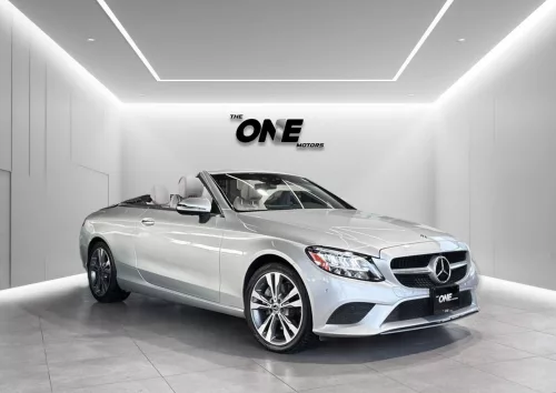 Mercedes-Benz C300 Convertible 2.0L Petrol 2019 Model Year Silver Color Exterior 