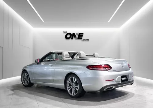Mercedes-Benz C300 Convertible 2.0L Petrol 2019 Model Year Silver Color Exterior 