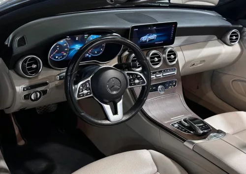 Mercedes-Benz C300 Convertible 2.0L Petrol 2019 Model Year Silver Color Exterior 