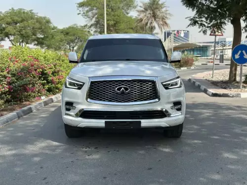 Infiniti QX80 Luxury 5.6L Petrol 2020 Model Year White Color Exterior 