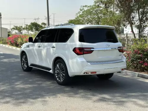 Infiniti QX80 Luxury 5.6L Petrol 2020 Model Year White Color Exterior 